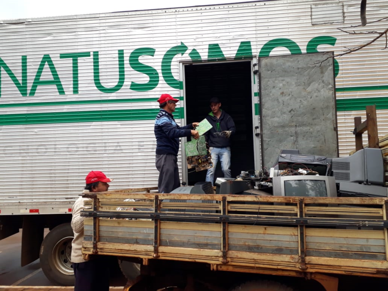 Recolhidos quase 4 toneladas de Lixo Eletrônico em Giruá